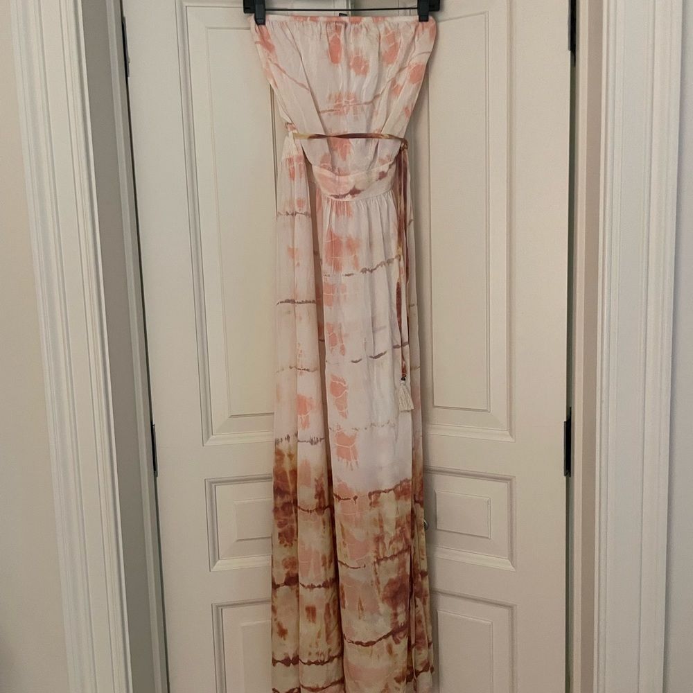 Anthropologie Gypsy Maxi Tie Dye Dress